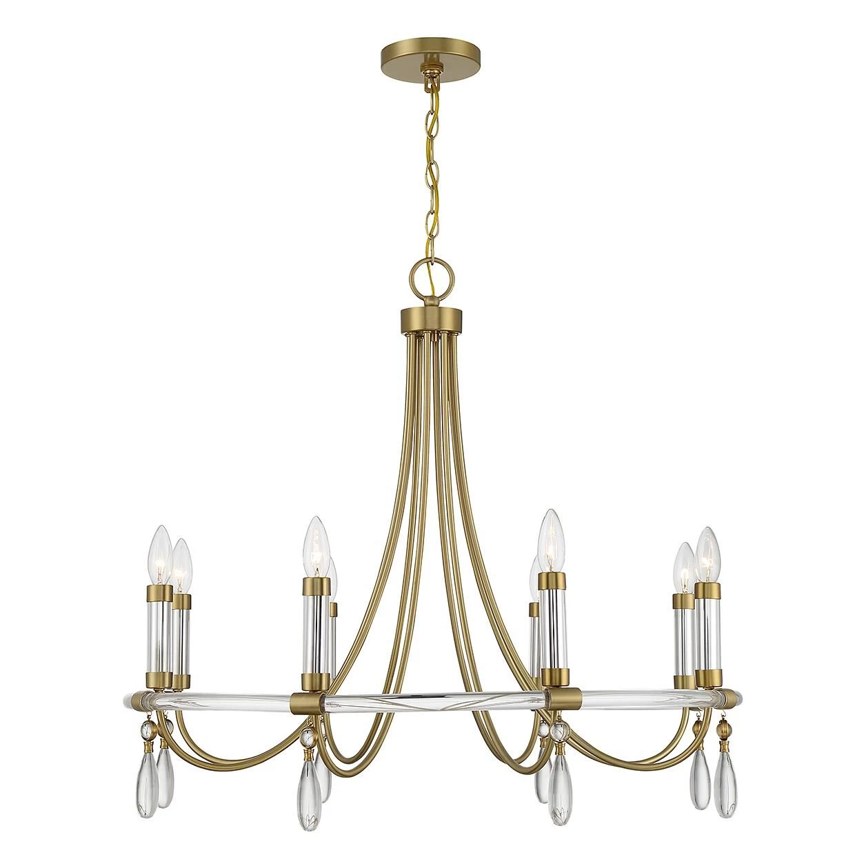 Mayfair 30 Inch 8 Light Chandelier By Savoy House