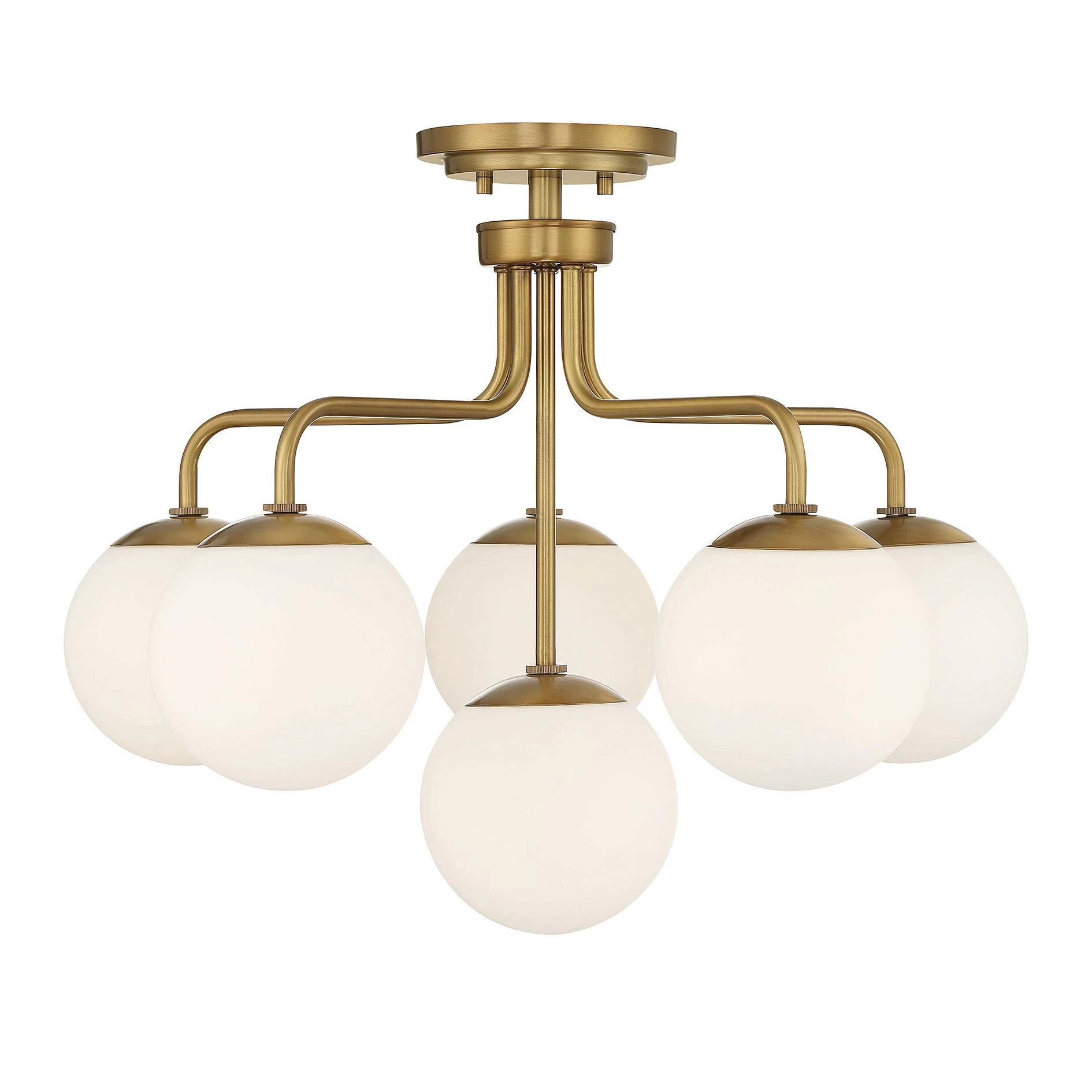 Marco 24 Inch 6 Light Semi Flush Mount By Savoy House