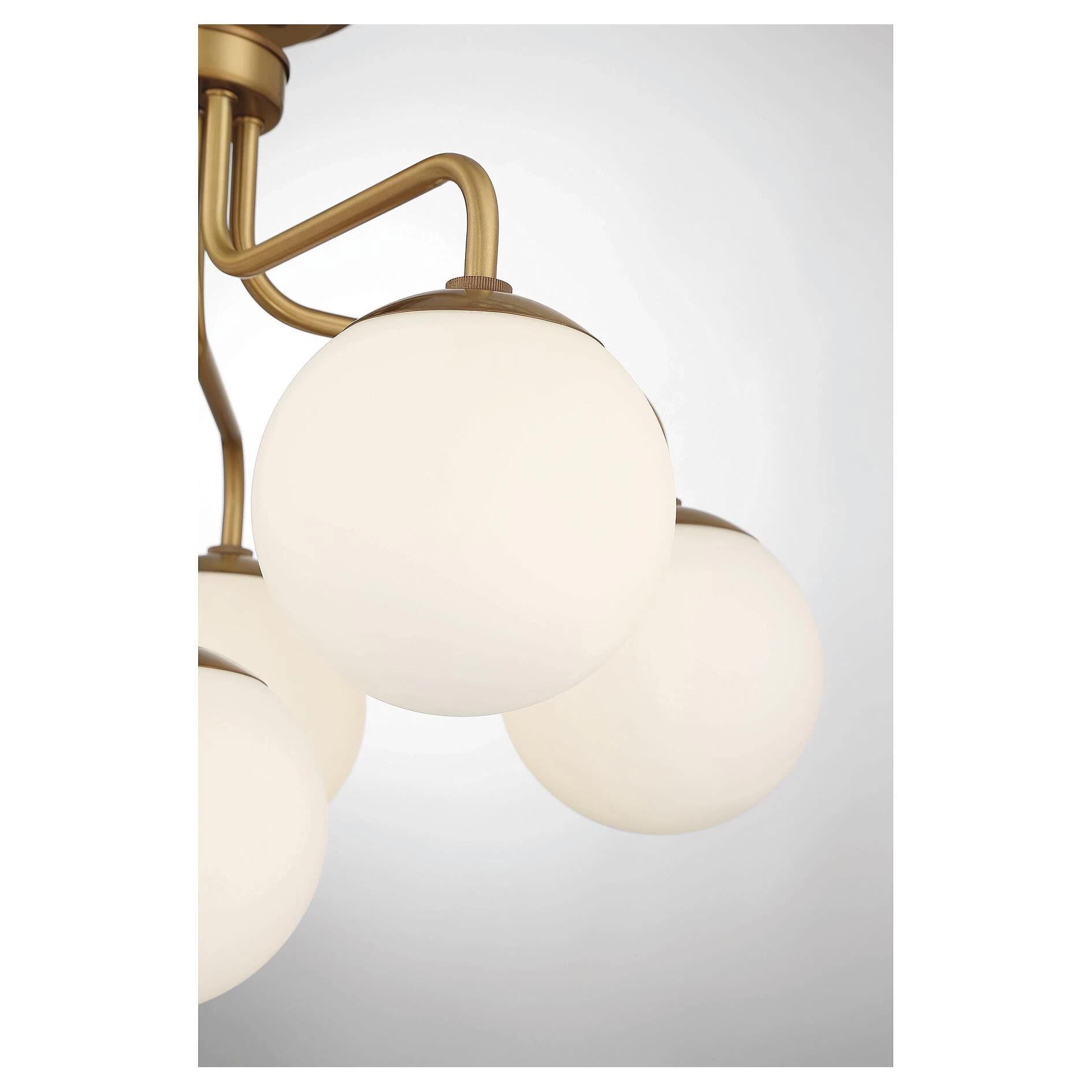 Marco 24 Inch 6 Light Semi Flush Mount By Savoy House - Image 6
