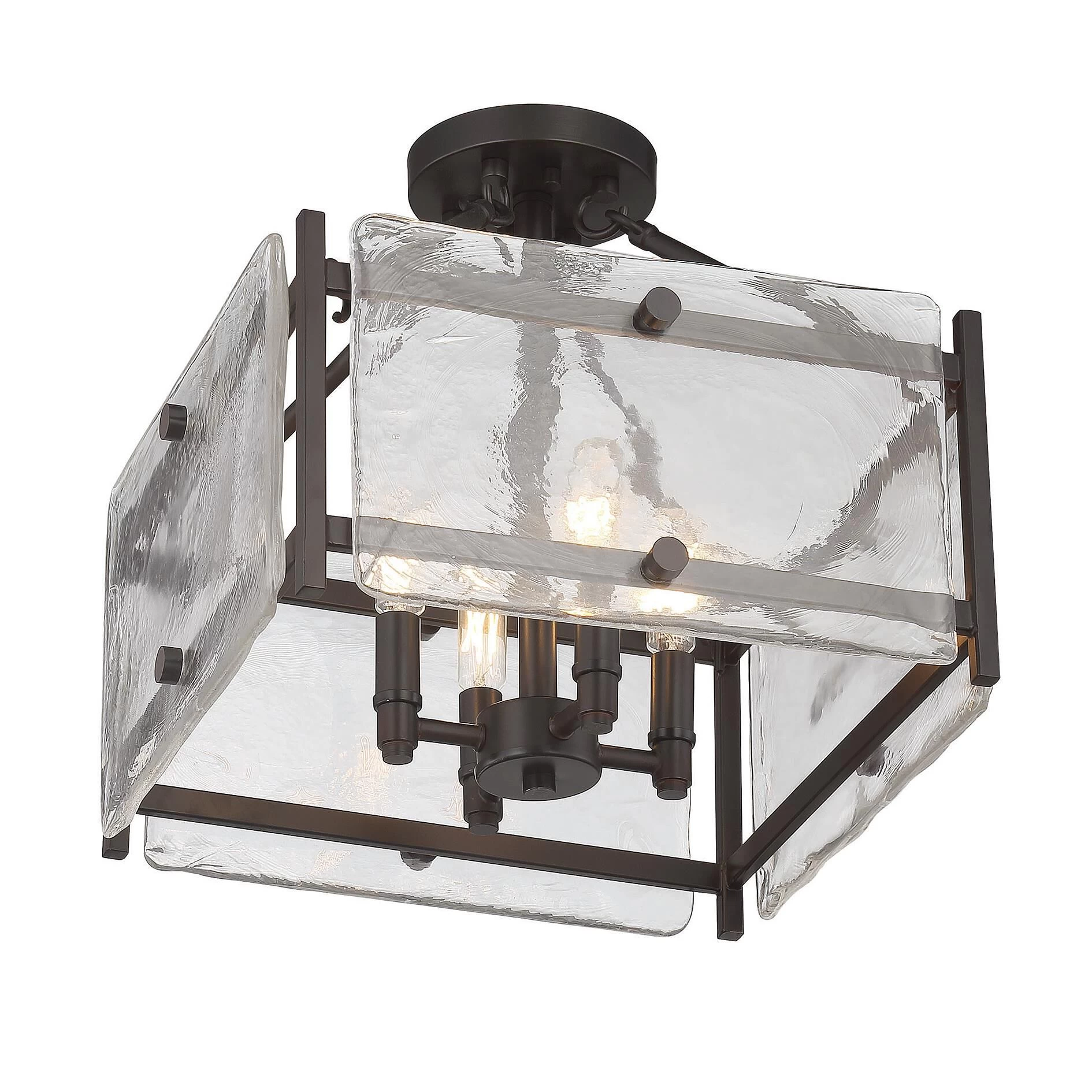 Brian Thomas Glenwood 14 Inch 4 Light Semi Flush Mount By Savoy House - Image 2