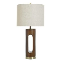 Wood Bridge 32 Inch Table Lamp By Stylecraft
