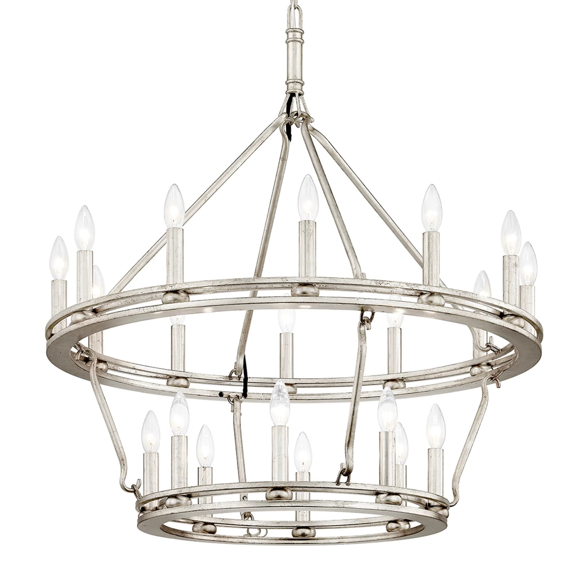 Sutton 32 Inch 20 Light Chandelier By Troy Lighting