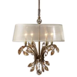 Alenya 21 Inch 4 Light Mini Chandelier By Uttermost