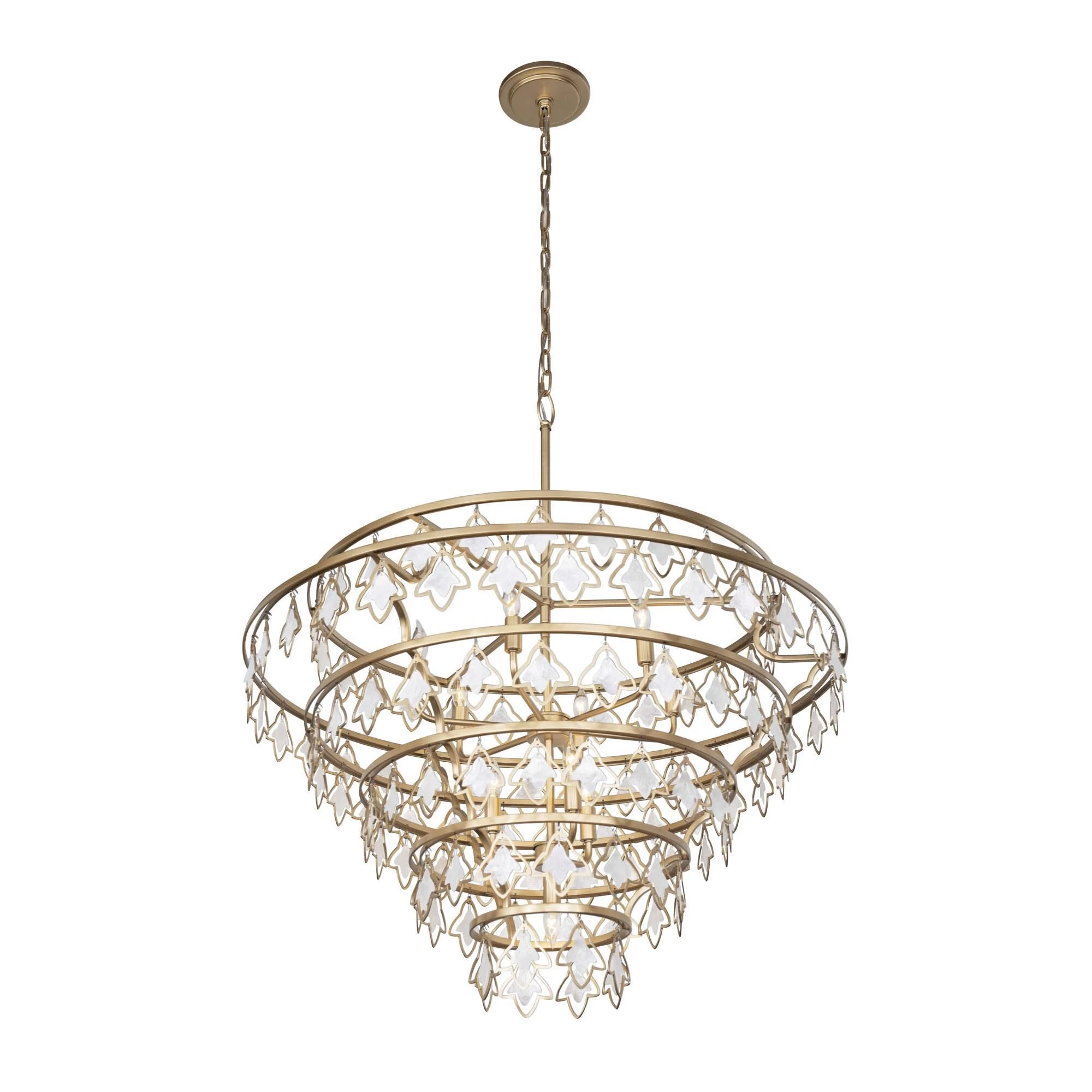 Fleur 36 Inch 10 Light Chandelier By Varaluz - Image 3