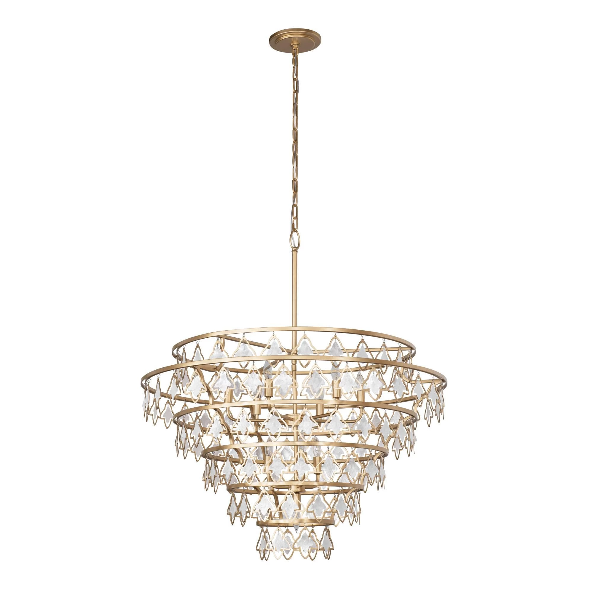 Fleur 36 Inch 10 Light Chandelier By Varaluz - Image 5