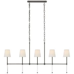 Suzanne Kasler Camille 53 Inch 5 Light Linear Suspension Light By Visual Comfort Signature Collection