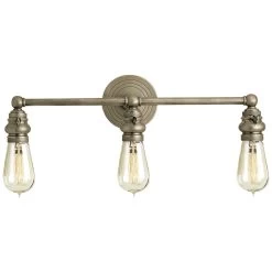 Chapman & Myers Boston 23 Inch 3 Light Bath Vanity Light By Visual Comfort Signature Collection