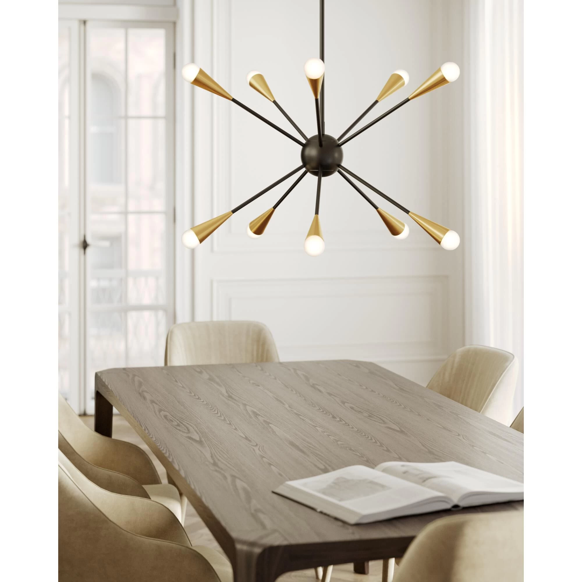 Ellen DeGeneres Jax 10 Light Chandelier By Visual Comfort Studio Collection - Image 10