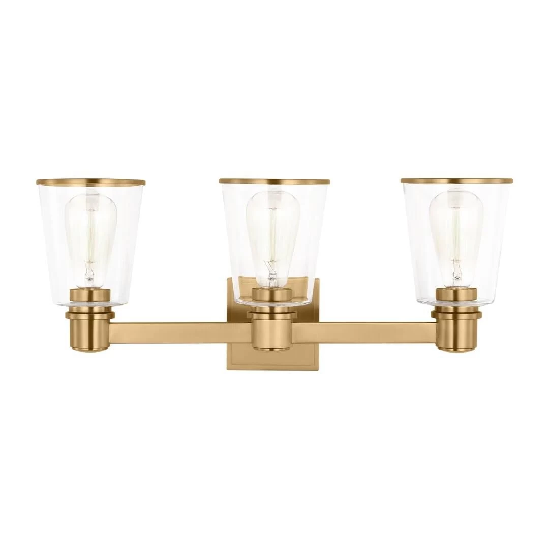Chapman & Myers Alessa 22 Inch 3 Light Bath Vanity Light By Visual Comfort Studio Collection