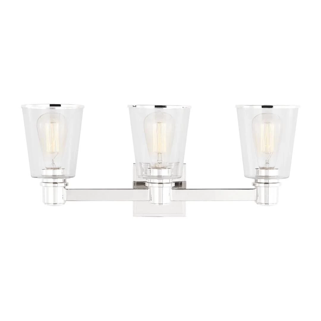 Chapman & Myers Alessa 22 Inch 3 Light Bath Vanity Light By Visual Comfort Studio Collection - Image 2