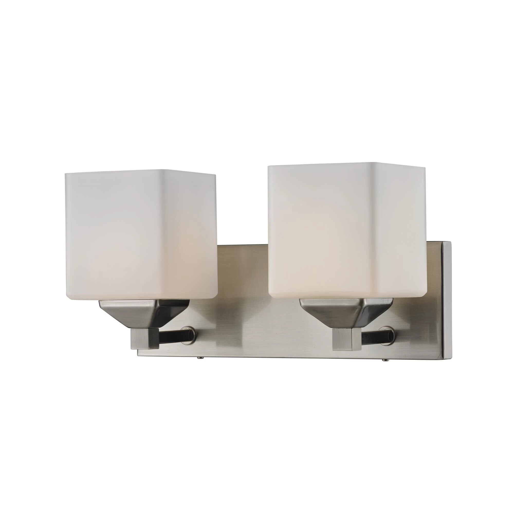 Quube 17 Inch 2 Light Bath Vanity Light By Z-Lite