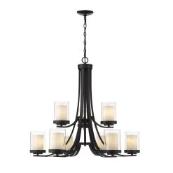 Willow 31 Inch 9 Light Chandelier By Z-Lite