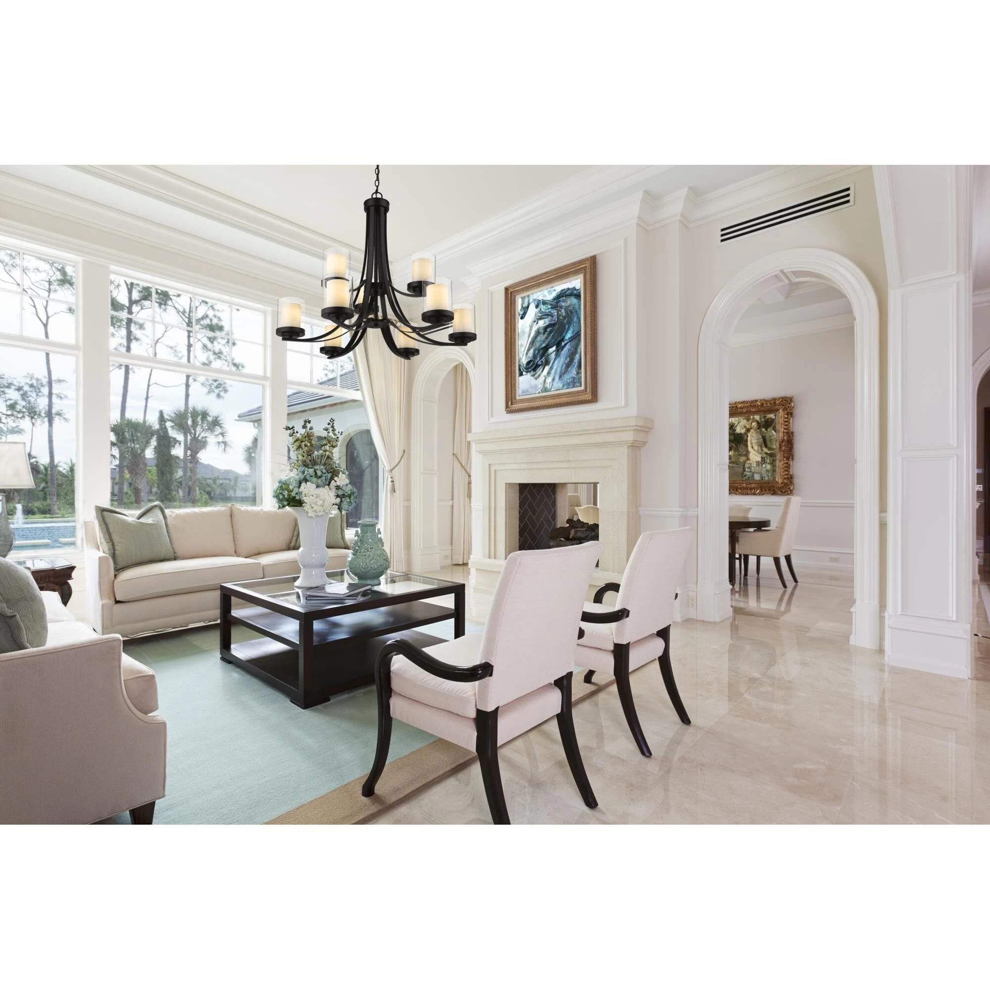 Willow 31 Inch 9 Light Chandelier By Z-Lite - Image 3