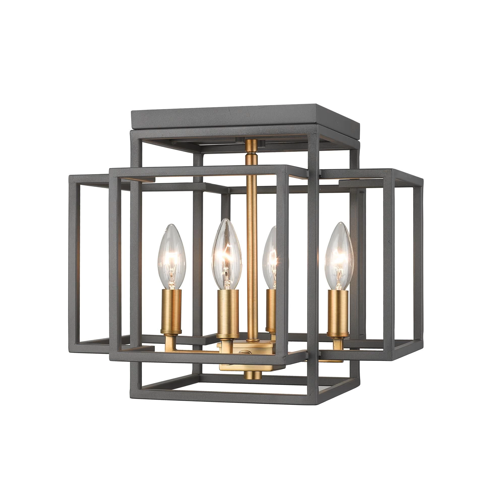 Titania 14 Inch 4 Light Flush Mount By Z-Lite - Image 5