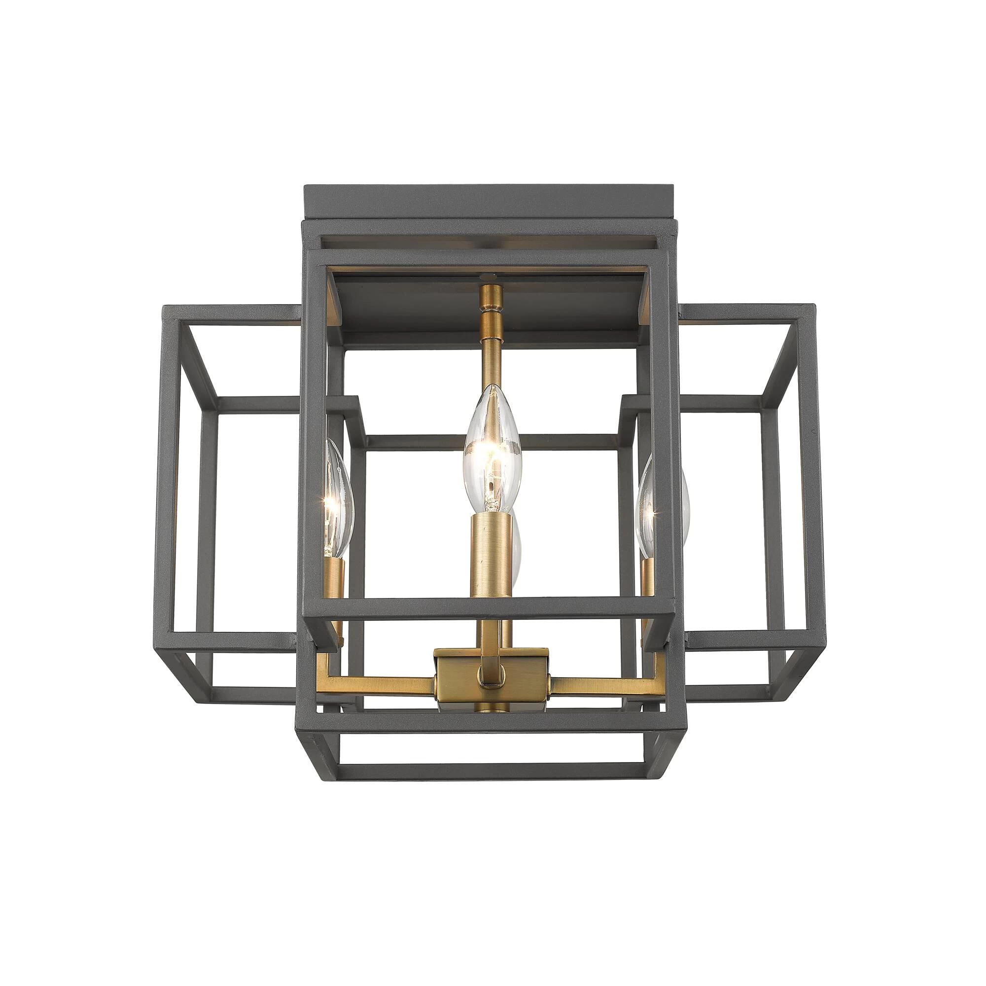 Titania 14 Inch 4 Light Flush Mount By Z-Lite - Image 7