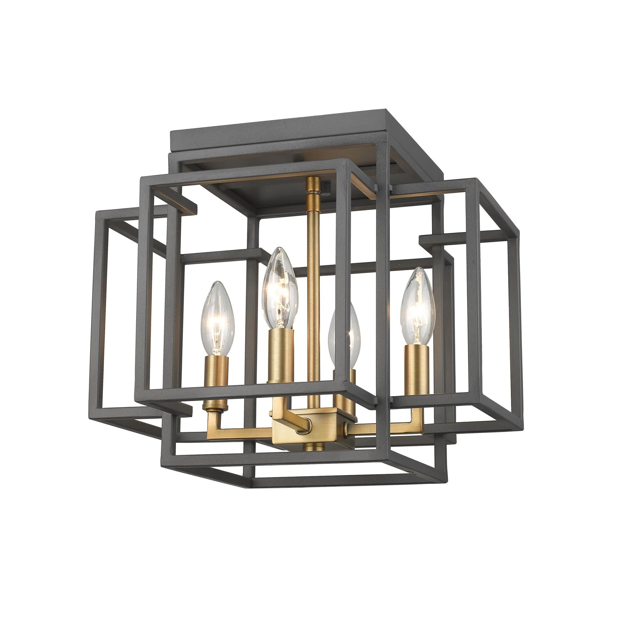 Titania 14 Inch 4 Light Flush Mount By Z-Lite - Image 8