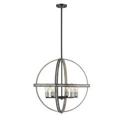 Kirkland 26 Inch 6 Light Chandelier By Z-Lite