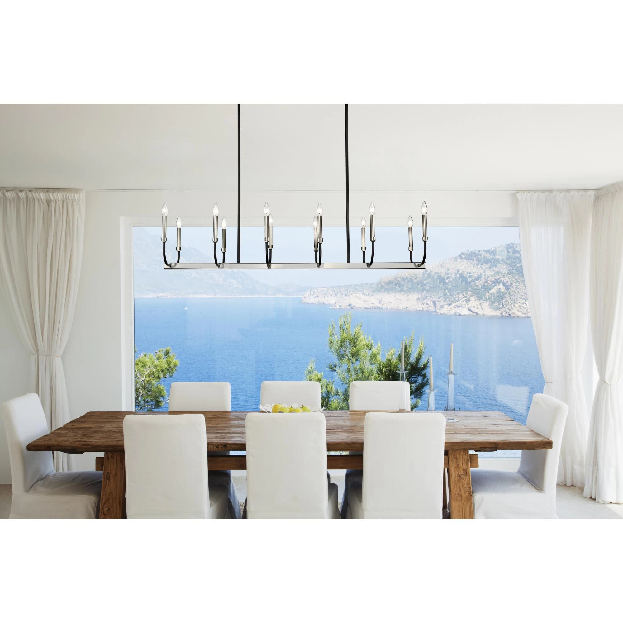 Haylie 56 Inch 12 Light Linear Suspension Light By Z-Lite - Image 3