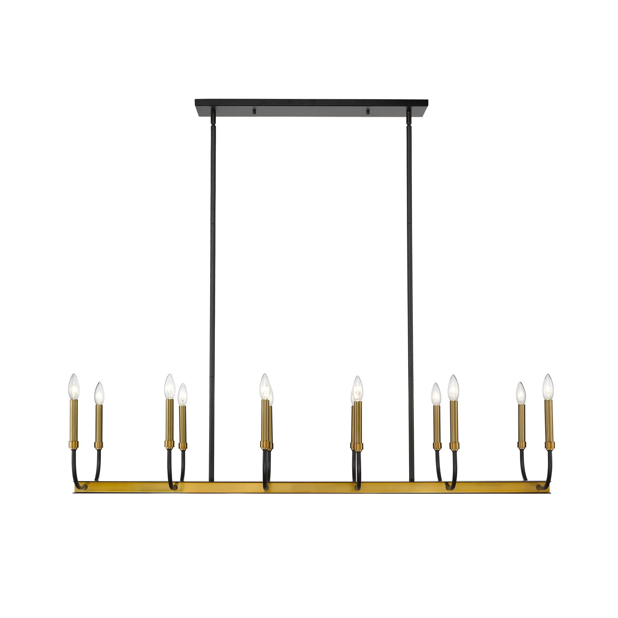 Haylie 56 Inch 12 Light Linear Suspension Light By Z-Lite - Image 11