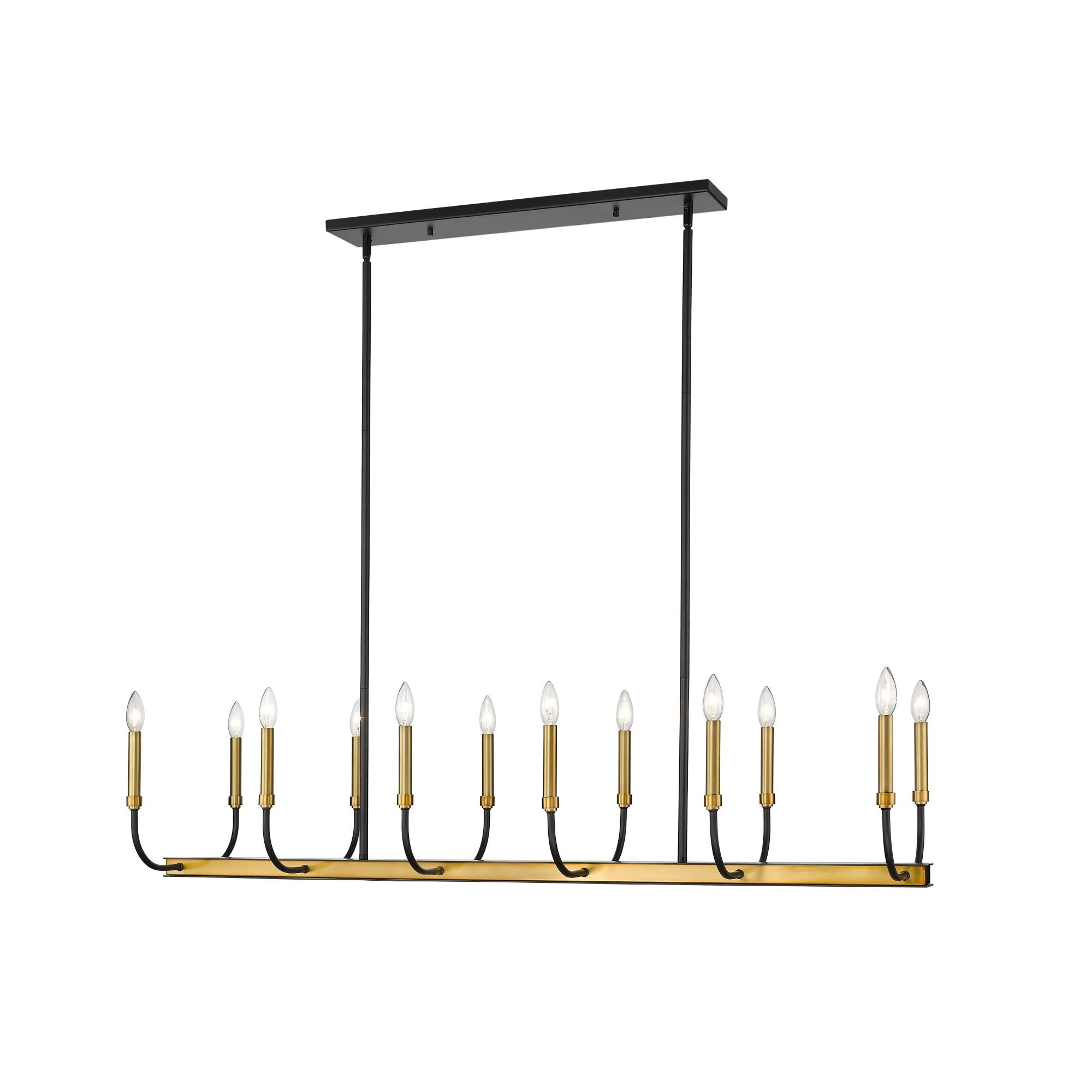 Haylie 56 Inch 12 Light Linear Suspension Light By Z-Lite - Image 12