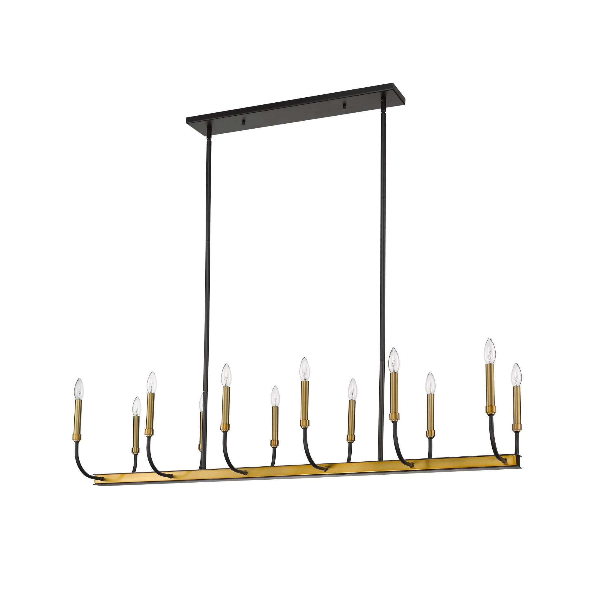 Haylie 56 Inch 12 Light Linear Suspension Light By Z-Lite - Image 14