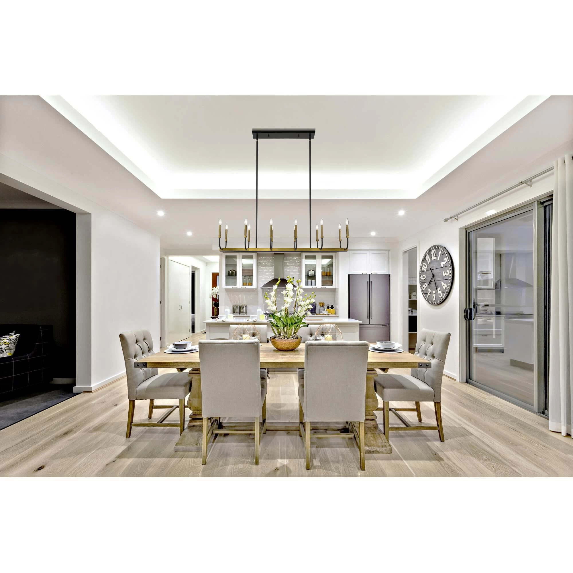 Haylie 56 Inch 12 Light Linear Suspension Light By Z-Lite - Image 9