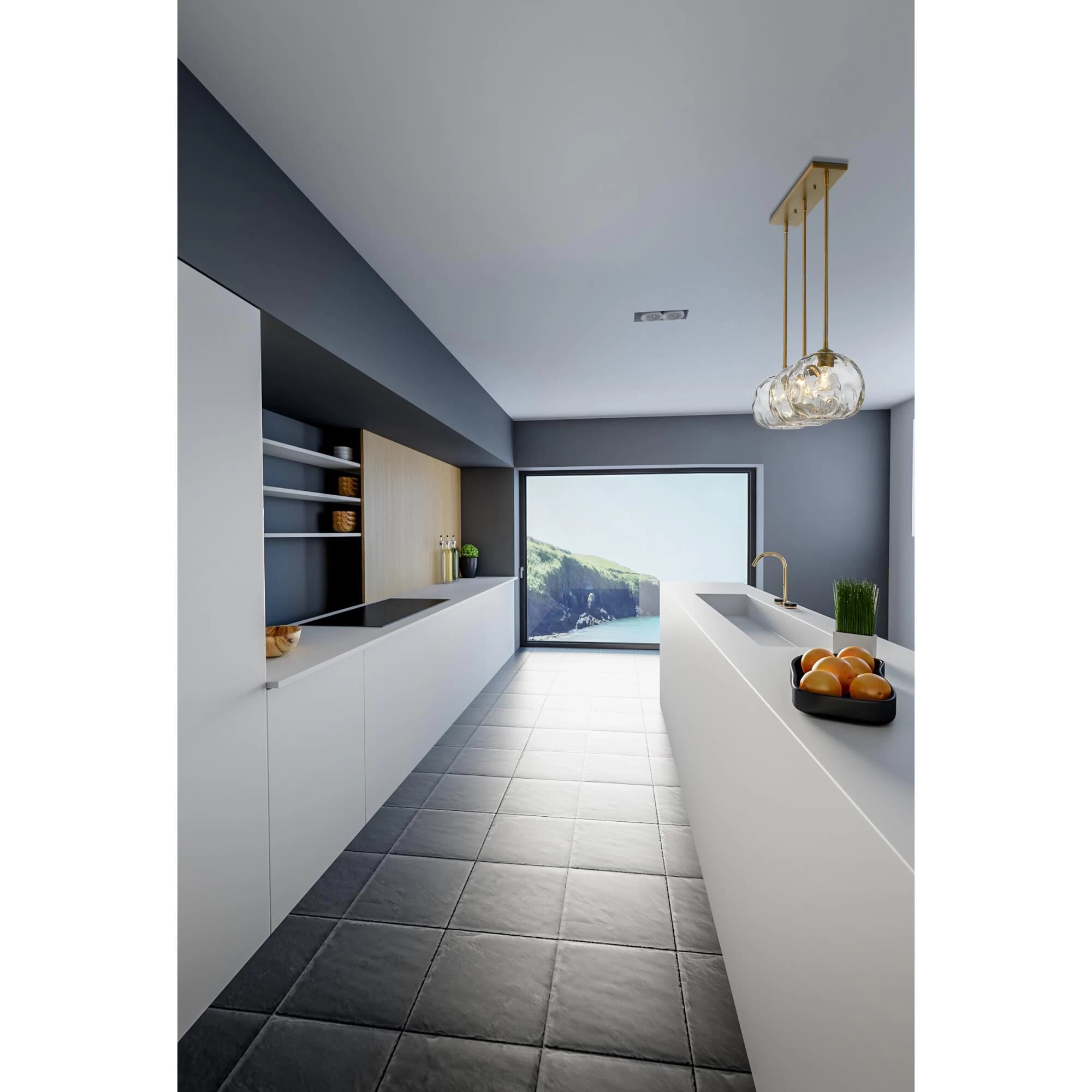 Chloe 36 Inch 3 Light Linear Suspension Light By Z-Lite - Image 3